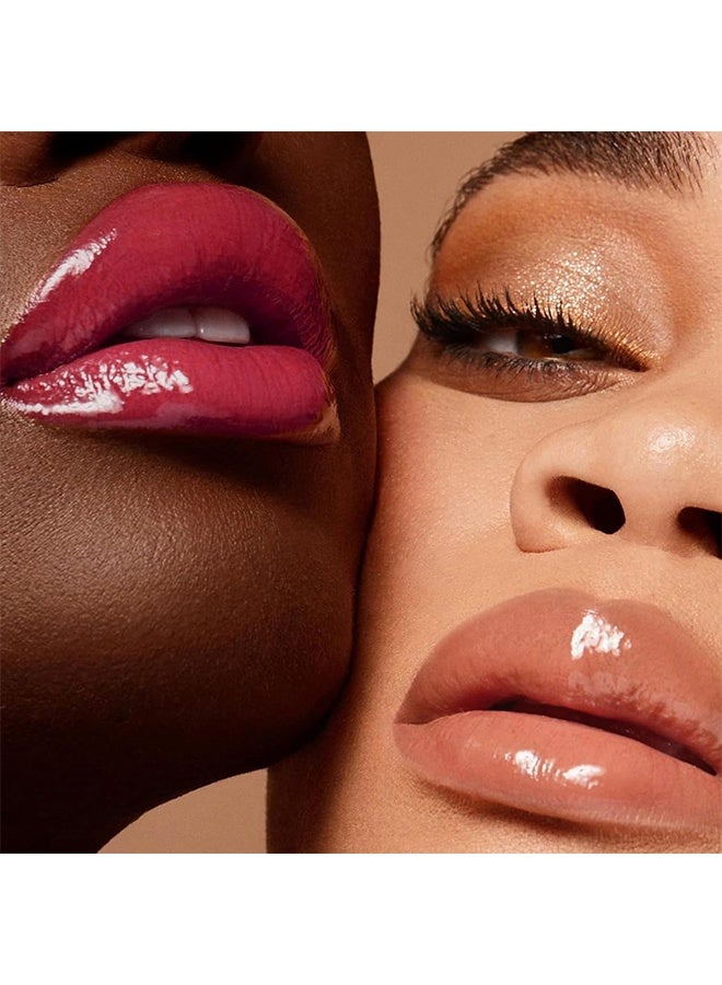 pudaier Gloss, Hydrating Lip Gloss for Women and Girls, Moisturizing Creamy Lipstick for Dry Lips, Nourishing Highly Pigmented Lip Balm, Non-Sticky Tinted Lip Makeup #01 - Image 5